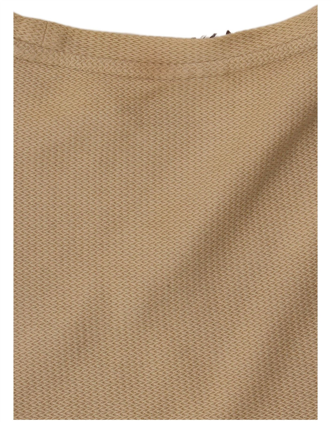 Zara Hombre Camiseta Top Medium Caqui Algodón
