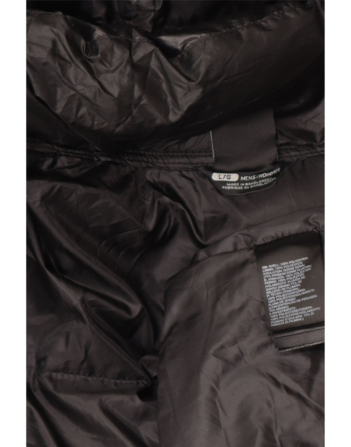 The North Face Chaqueta acolchada con capucha para hombre UK 40 Large Poliéster negro