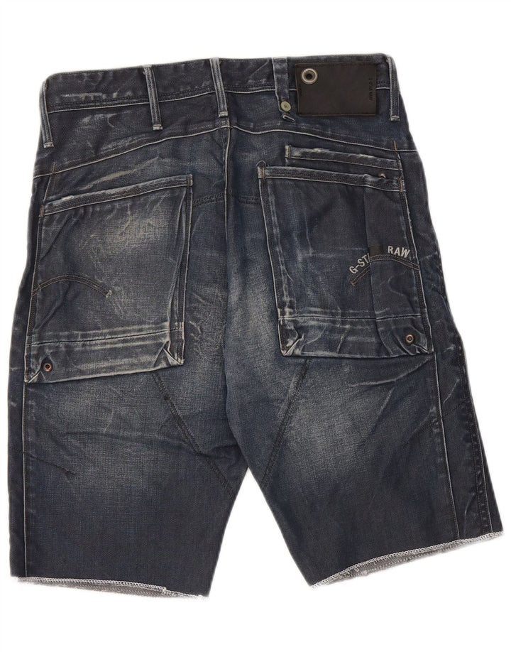 Pantalones cortos vaqueros G-Star para hombre W31 Algodón azul marino mediano