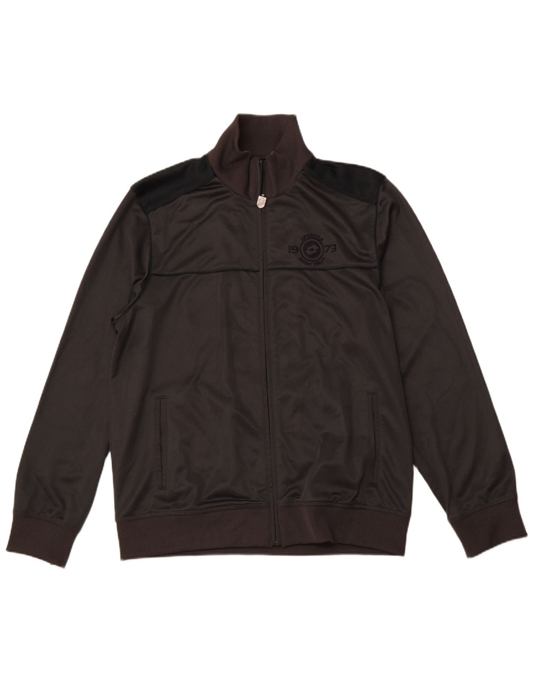 LOTTO Chaqueta de chándal para hombre XL Gris Colorblock Poliéster