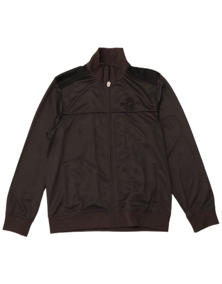 LOTTO Chaqueta de chándal para hombre XL Gris Colorblock Poliéster