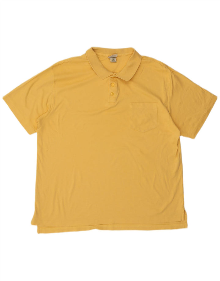 L.L.BEAN Polo Hombre XL Algodón Amarillo