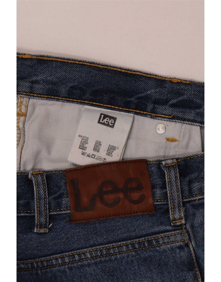 Lee Vaqueros Rectos Brooklyn Para Hombre W38 L30 Algodón Azul