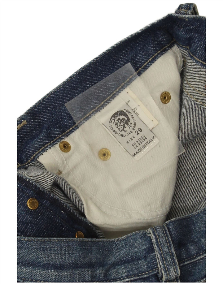 Diesel Vaqueros Rectos Hombre W29 L33 Algodón Azul