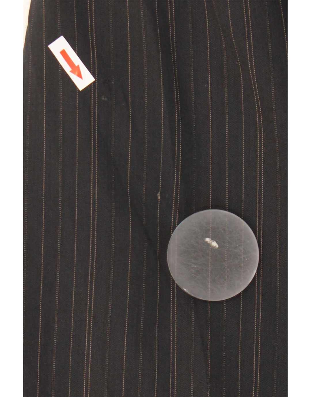 Hugo Boss Chaqueta tipo blazer de 3 botones para hombre IT 40 Lana a rayas gris grande