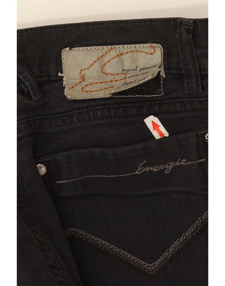 Vaqueros ajustados para mujer Energie W32 L36 Algodón negro