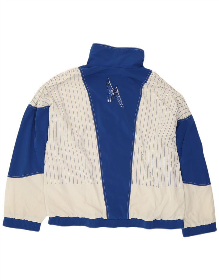 LOTTO Chaqueta superior de chándal con gráfico para hombre UK 42/44 XL Blanco Colorblock