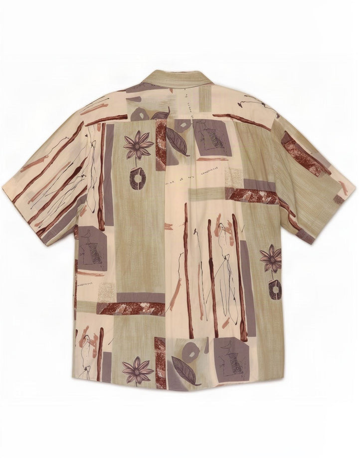 Dornbusch Camisa de manga corta para hombre talla 41/42 grande multicolor patchwork