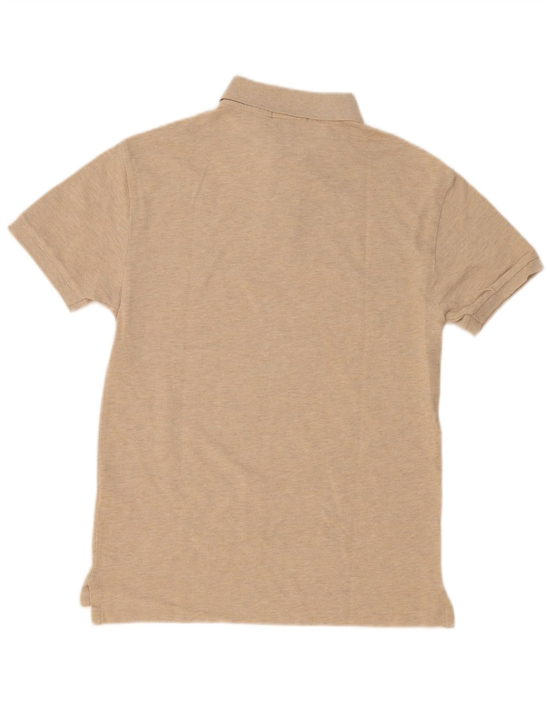POLO RALPH LAUREN Polo ajustado para hombre de algodón moteado beige pequeño