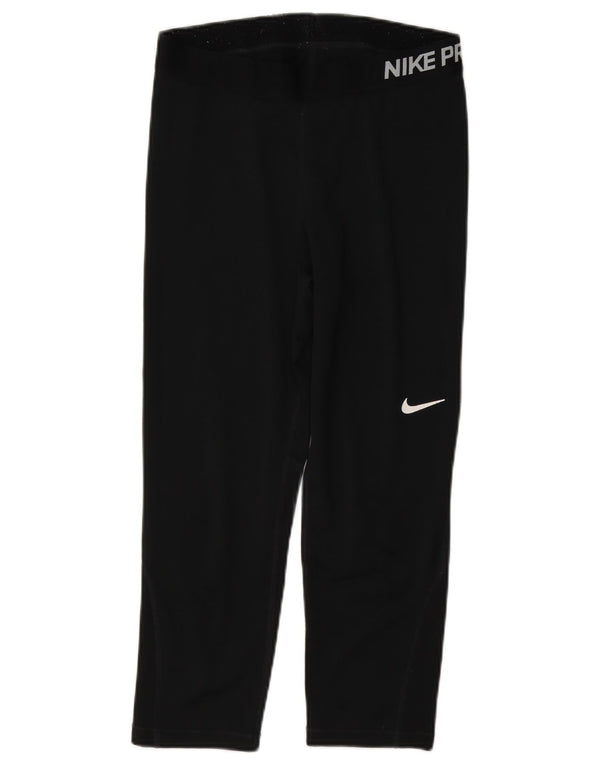 Nike - Leggings capri Dri Fit para mujer, talla M, color negro