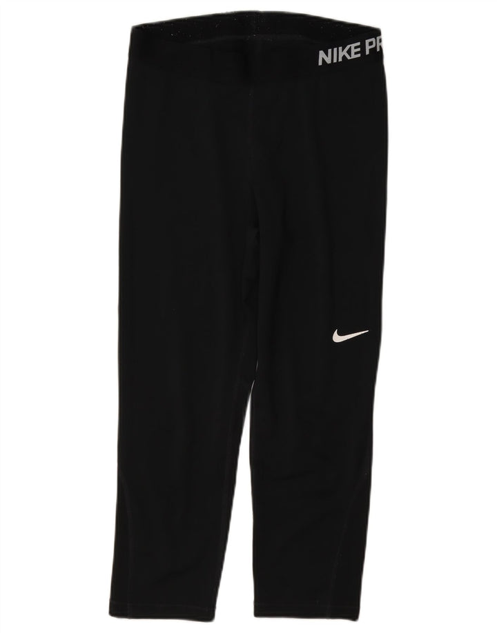 Nike - Leggings capri Dri Fit para mujer, talla M, color negro