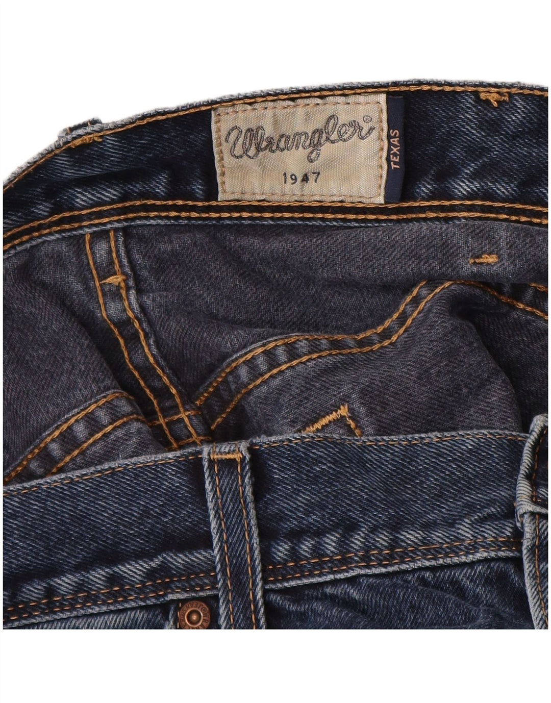 WRANGLER Vaqueros rectos Texas para hombre W36 L32 Algodón azul marino