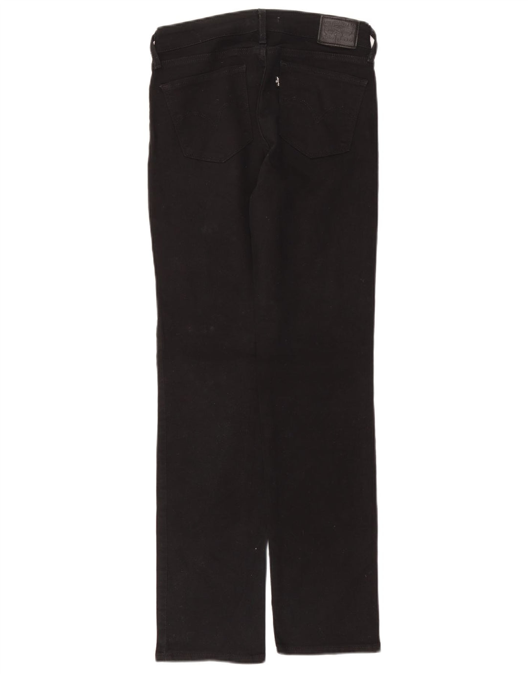 Levi's Vaqueros Rectos 714 Para Mujer W26 L30 Algodón Negro