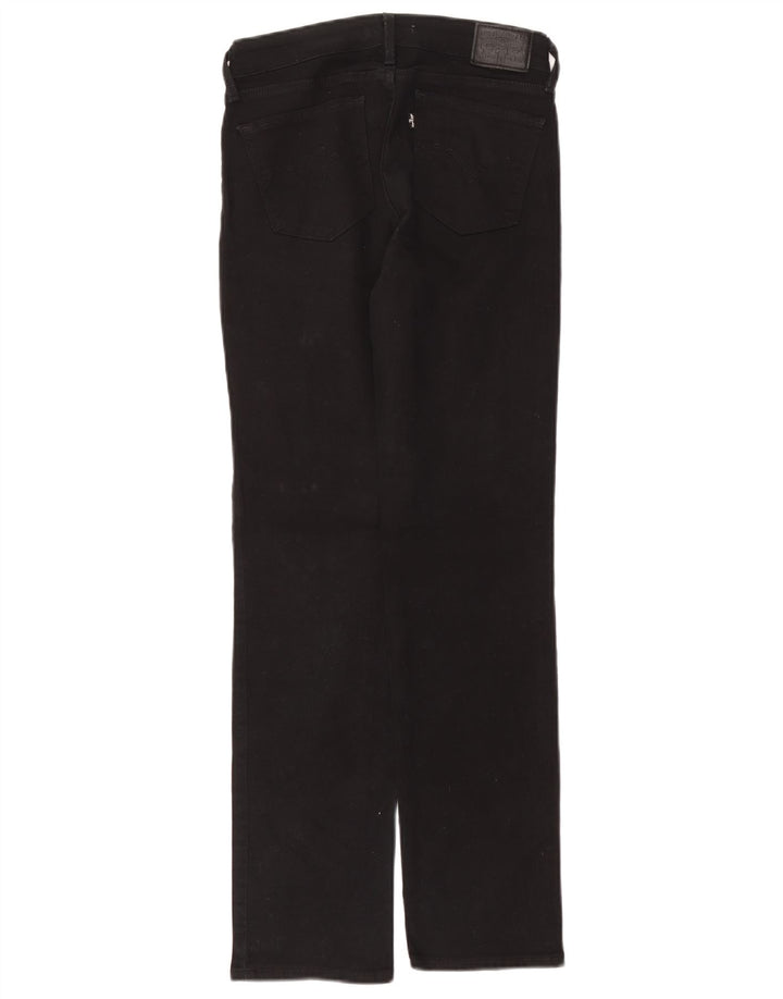 Levi's Vaqueros Rectos 714 Para Mujer W26 L30 Algodón Negro