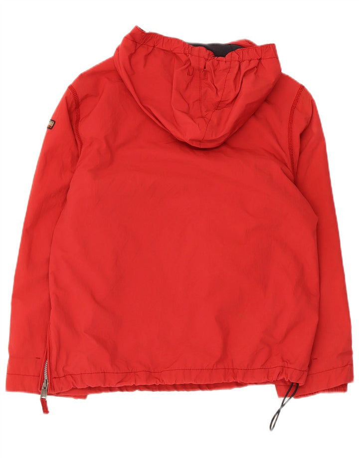 Napapijri Chaqueta anorak con capucha y gráfico para niños 11-12 años Rojo Poliéster