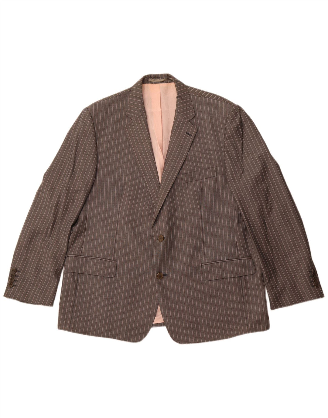 Magee Chaqueta tipo blazer de 2 botones para hombre IT 46 Small Grey Pinstripe New Wool