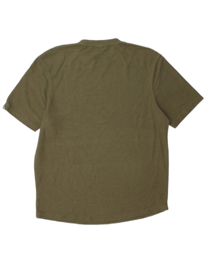 Zara Hombre Camiseta Top XL Caqui