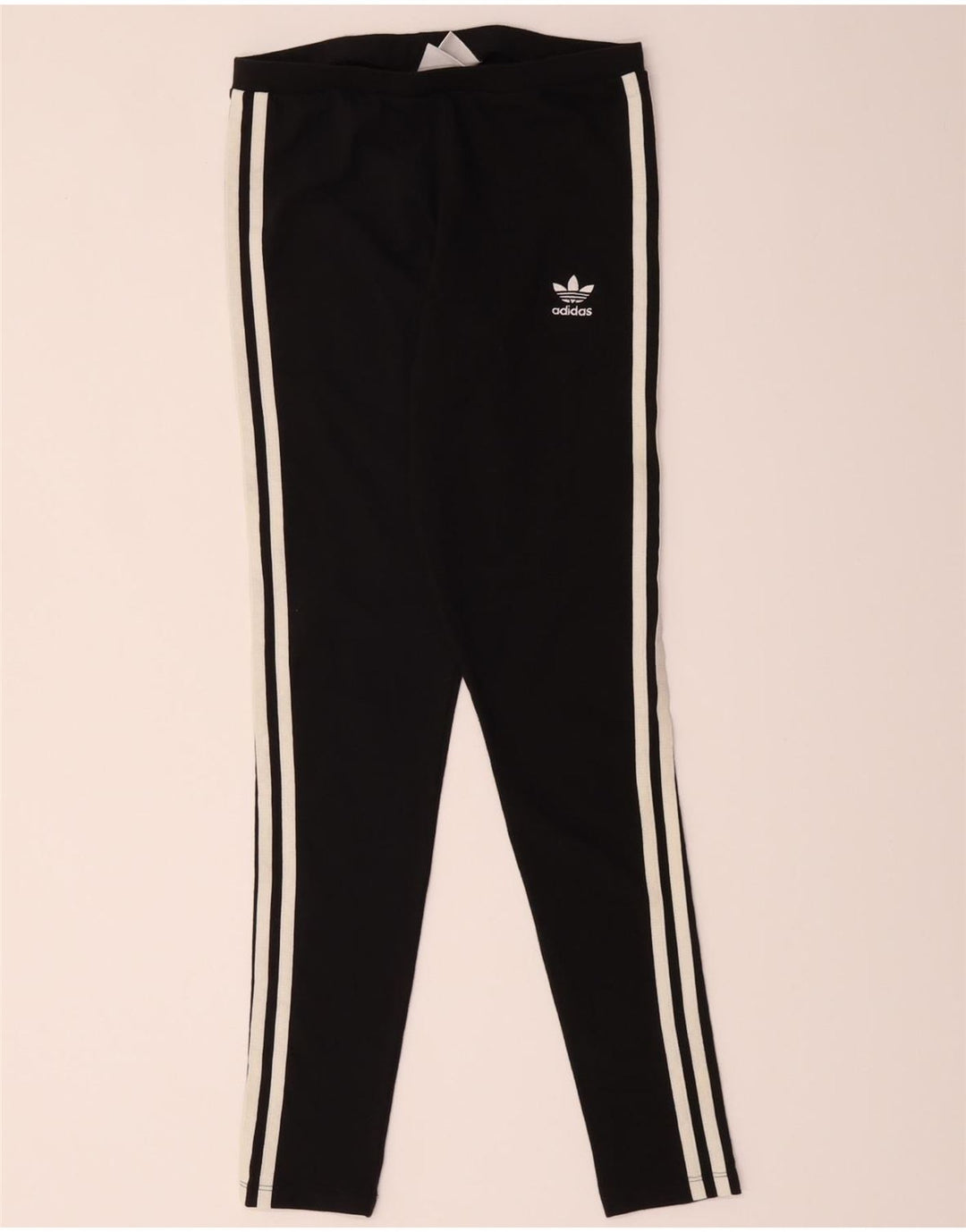 Adidas Womens Leggings UK 10 Small Black Cotton