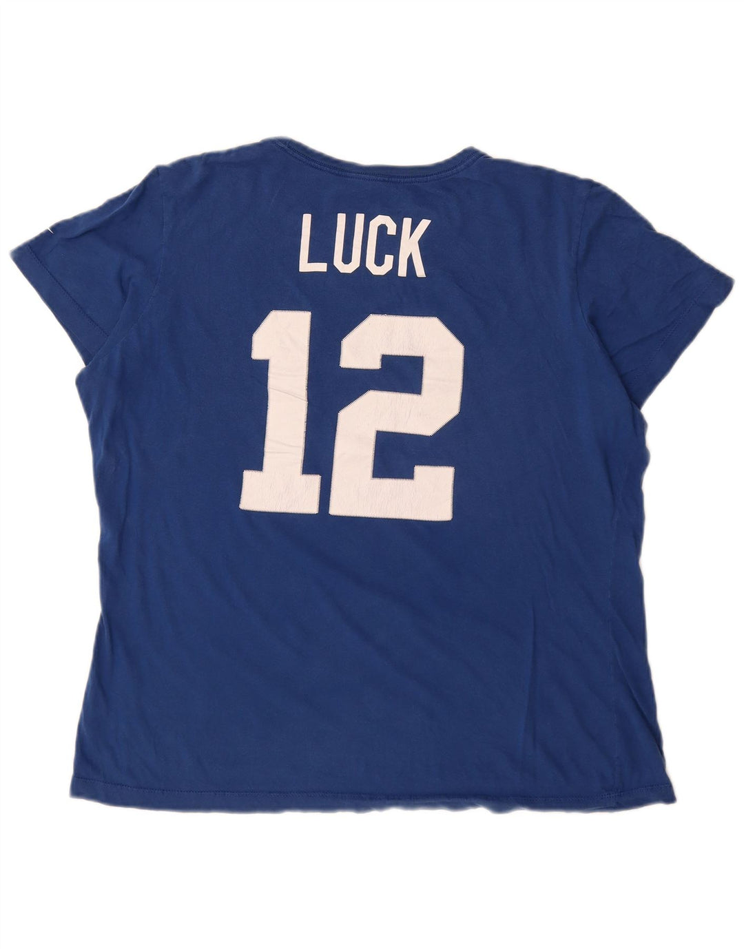 Camiseta NIKE Indianapolis Colts ajustada con gráfico para mujer UK 20 2XL Azul