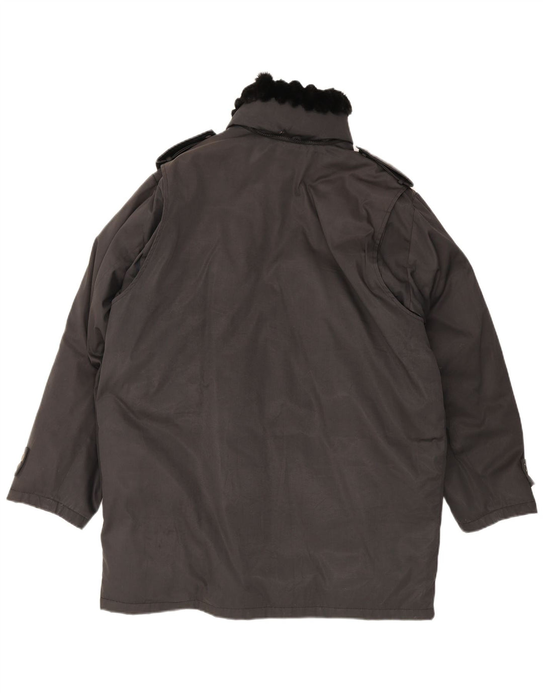 Blumarine Parka para hombre, talla 40, color negro