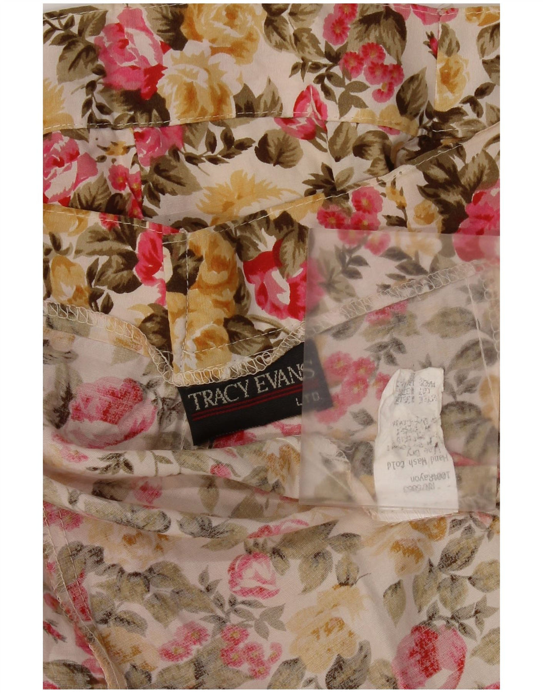 Tracy Evans Falda acampanada para mujer W28 Rayón floral multicolor mediano