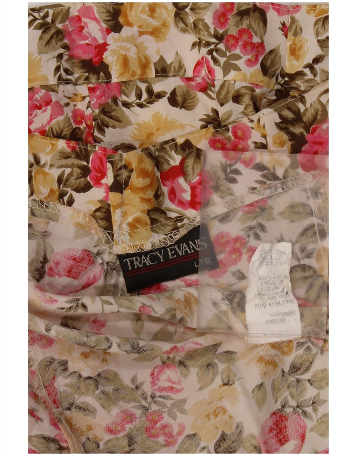 Tracy Evans Falda acampanada para mujer W28 Rayón floral multicolor mediano