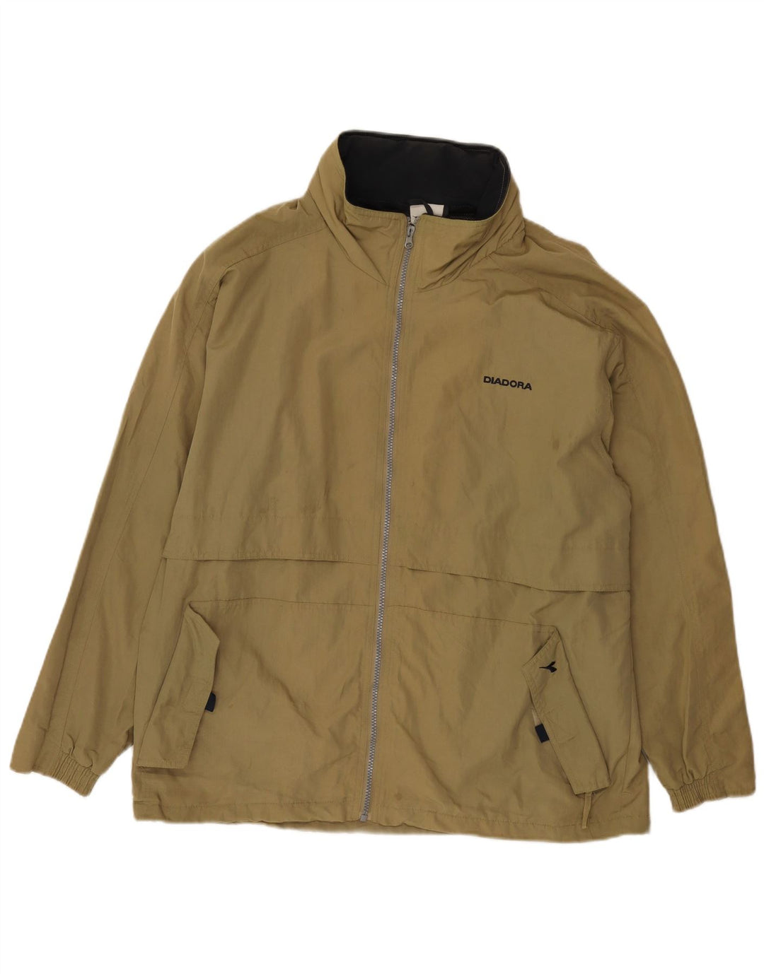 Diadora Chubasquero Hombre UK 38 Medium Caqui Poliamida