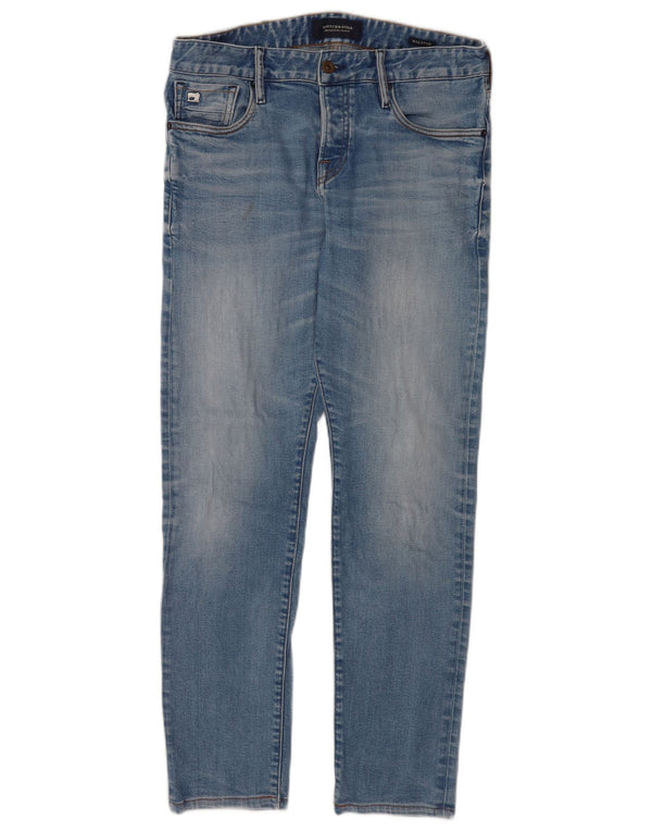 Scotch & Soda Hombre Ralston Slim Jeans W31 L29 Algodón Azul