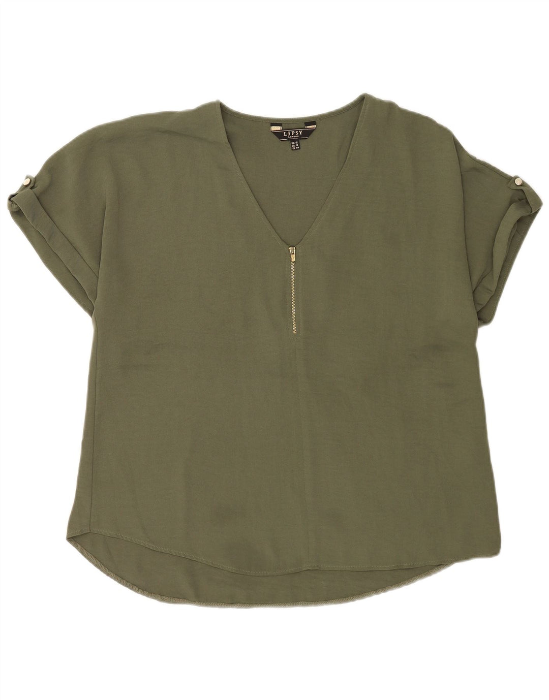 Blusa extragrande para mujer Lipsy UK 46 Poliéster verde grande
