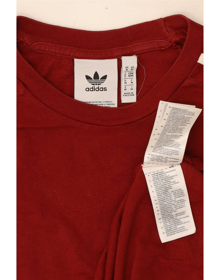 Camiseta Adidas Hombre Top Medium Borgoña Algodón