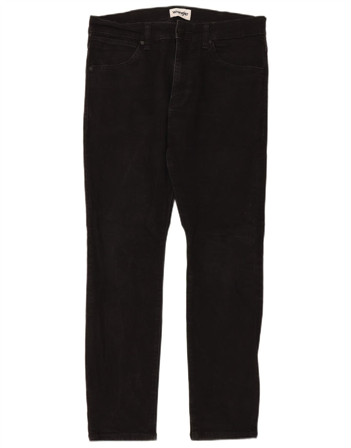 Wrangler Vaqueros ajustados Larston para hombre W31 L32 Algodón negro