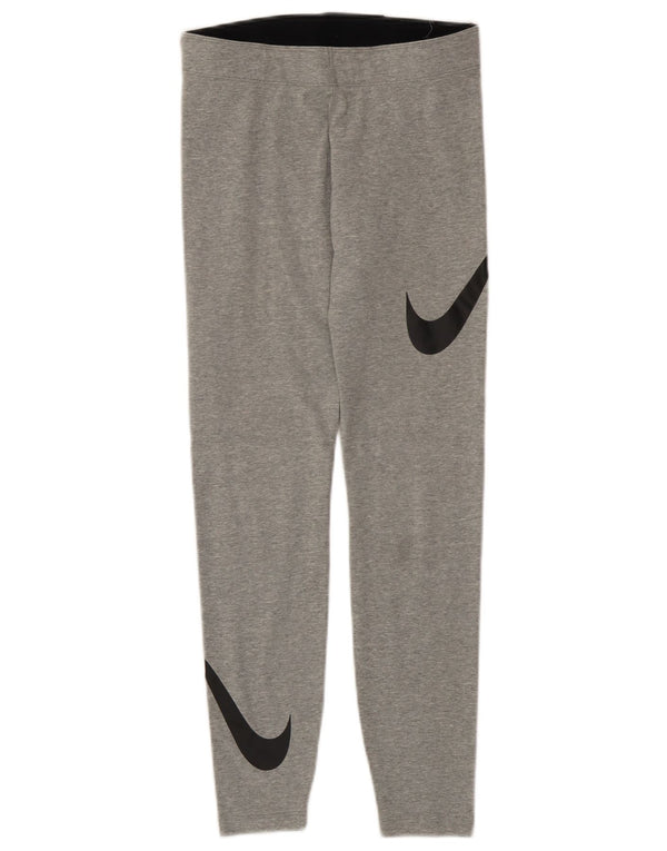 Nike Leggings gráficos para mujer UK 8 Small Gris