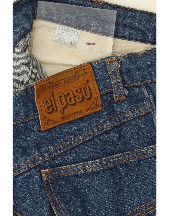 VINTAGE Womens Denim Skirt IT 44 Medium W26 Blue Cotton Vintage Vintage and Second-Hand Vintage from Messina Hembry 