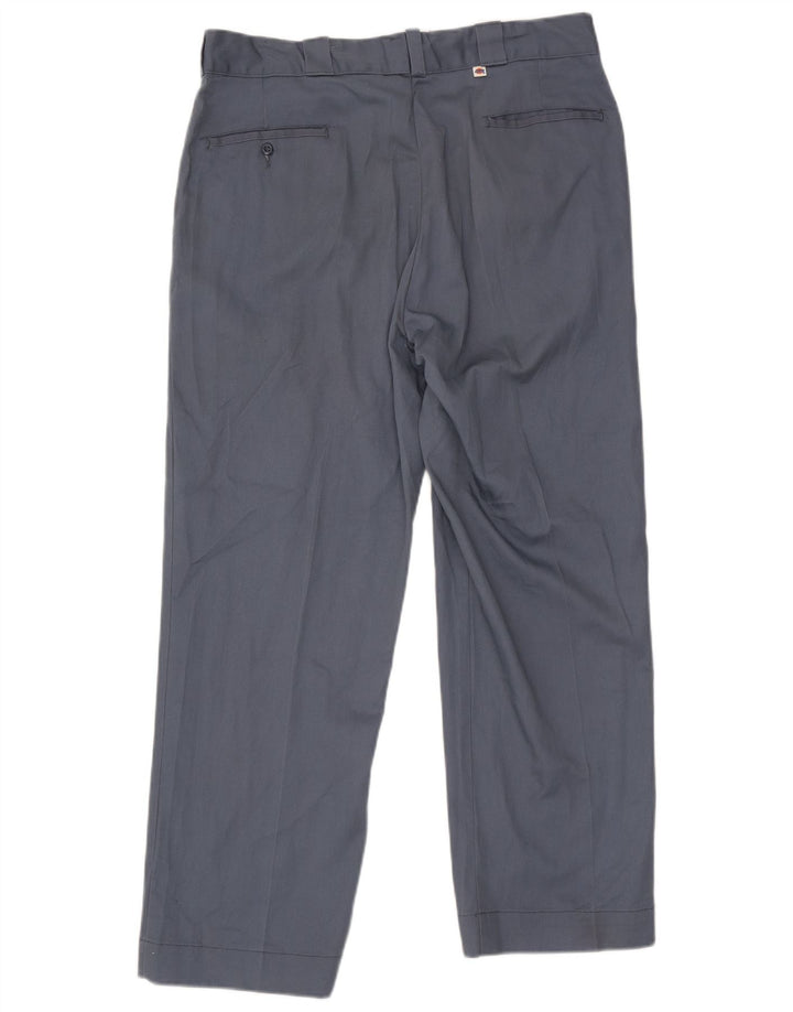 Dickies Pantalones cargo rectos para hombre W38 L29 Poliéster gris