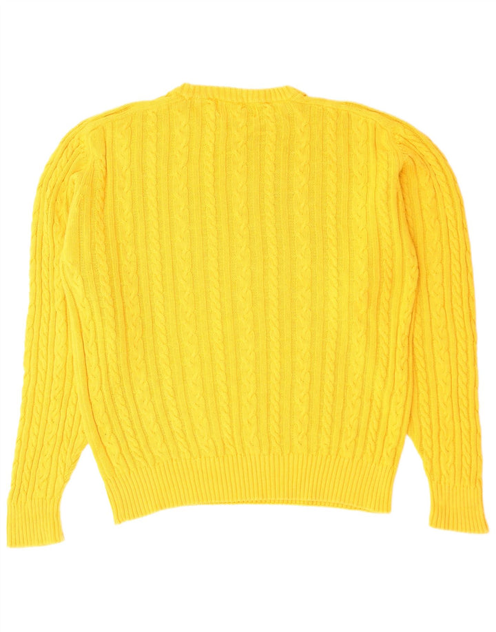 Scapa Jersey De Cuello Redondo Para Hombre Jersey Grande De Algodón Amarillo