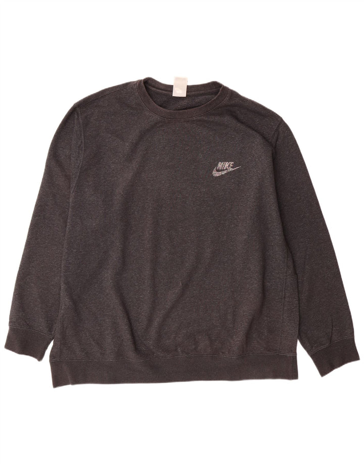 NIKE Sudadera Jumper para Hombre 2XL Gris Algodón