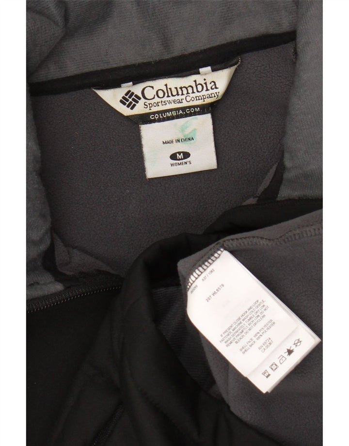 Columbia Chaqueta de chándal para mujer UK 40 Mediana Poliéster negro