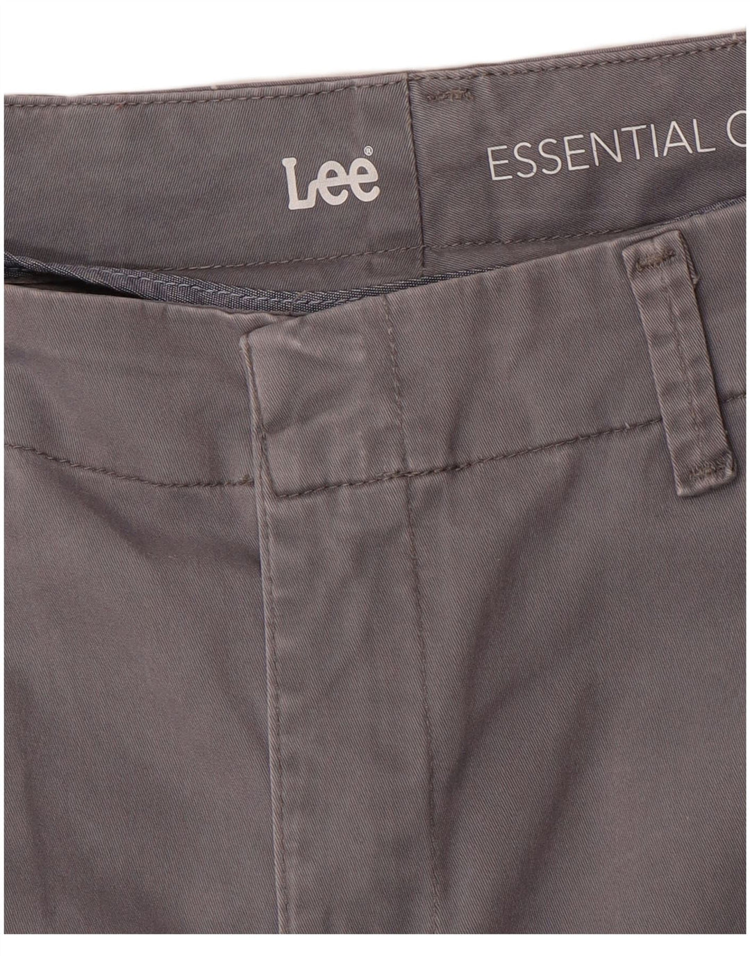 Pantalones chinos rectos para mujer LEE W34 L29 Gris