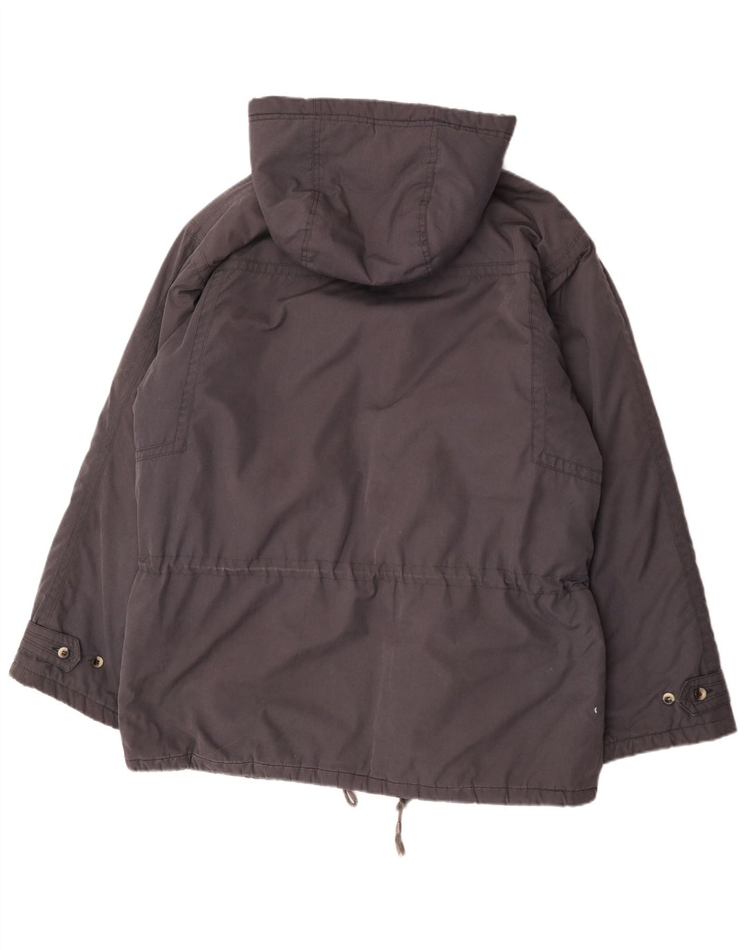 Abrigo acolchado con capucha para hombre Leader UK 42 XL Poliéster gris