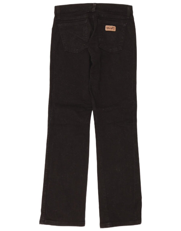 Wrangler Jeans Hipster Bootcut para Mujer US 10 Medium W28 L32 Algodón Negro
