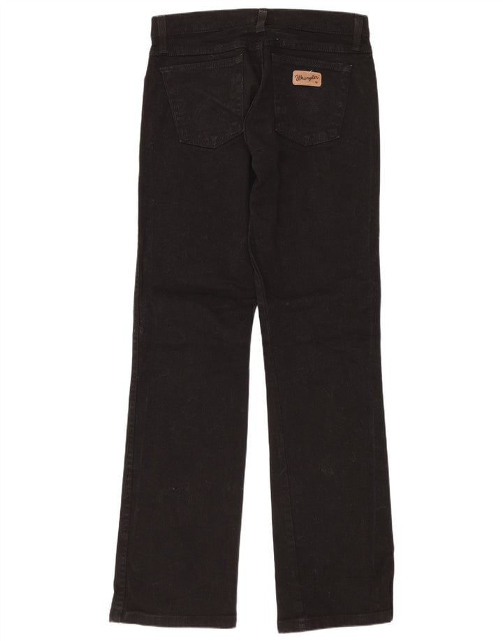 Wrangler Jeans Hipster Bootcut para Mujer US 10 Medium W28 L32 Algodón Negro