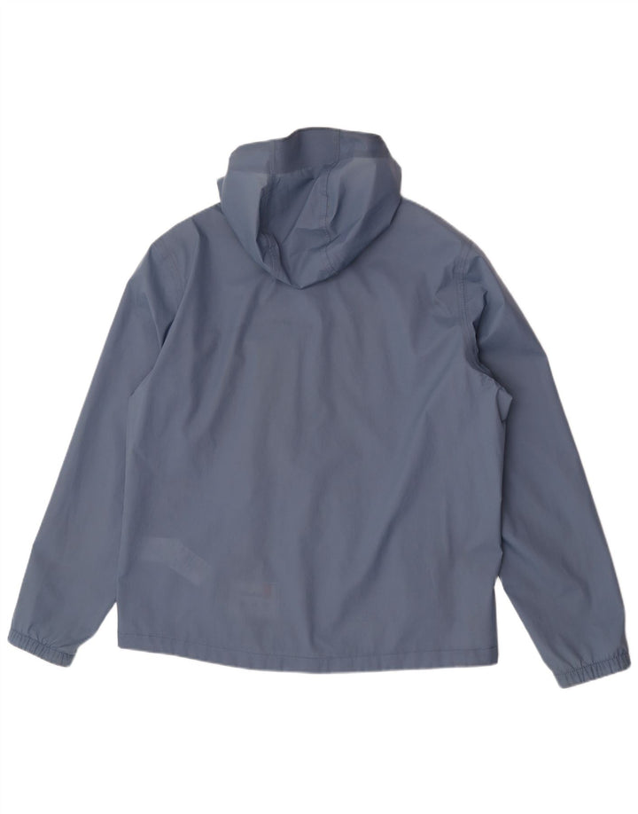 Timberland Chaqueta impermeable con capucha para hombre UK 40 Large Blue Nylon
