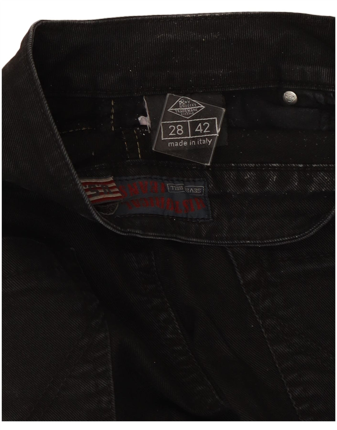 Roy Rogers Vaqueros ajustados Seven Bell para mujer W28 L33 Negro
