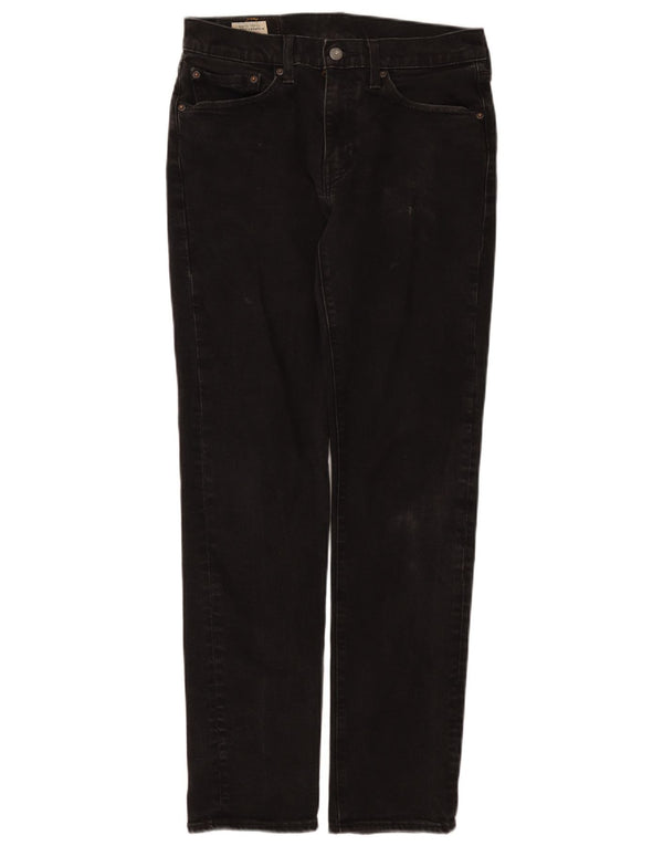 Levi's Hombre 511 Slim Jeans W31 L32 Algodón Negro