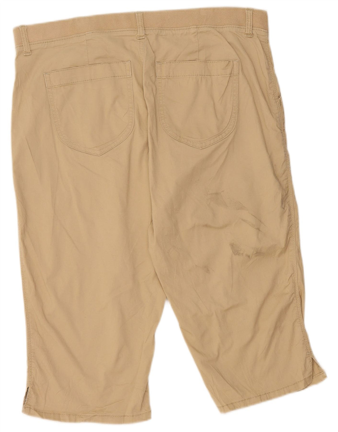 Bermudas Lee De Cintura Alta Mujer W36 XL Beige