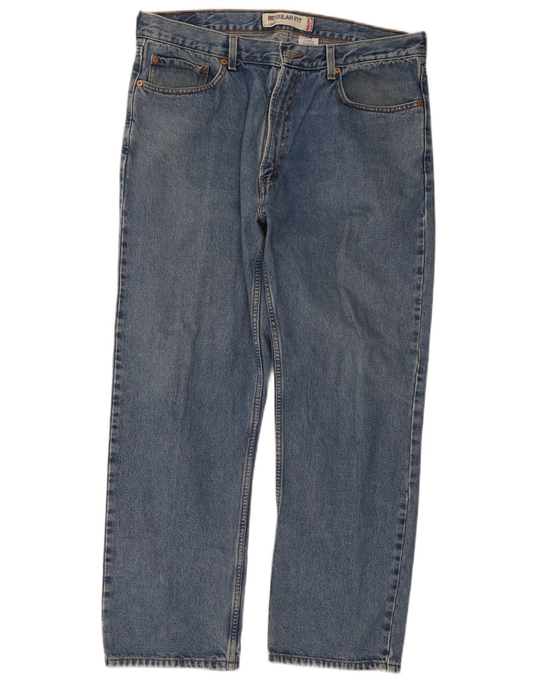 Levi's Vaqueros rectos de corte regular 505 para hombre W38 L30 Algodón azul