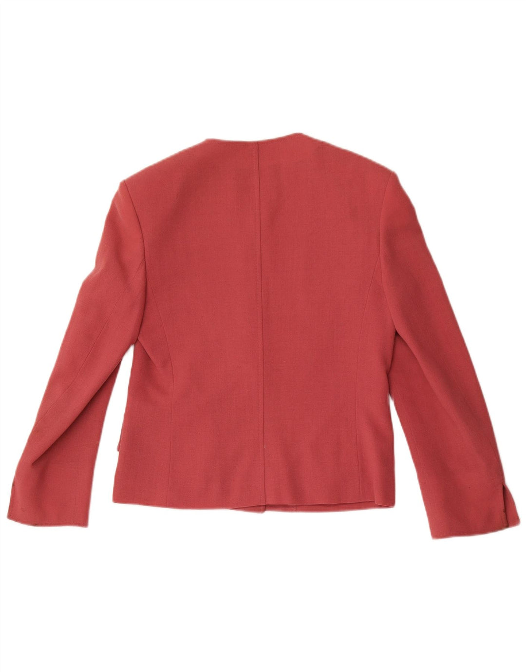 Jaeger Chaqueta Blazer de 4 Botones para Mujer UK 8 Small Pink Wool