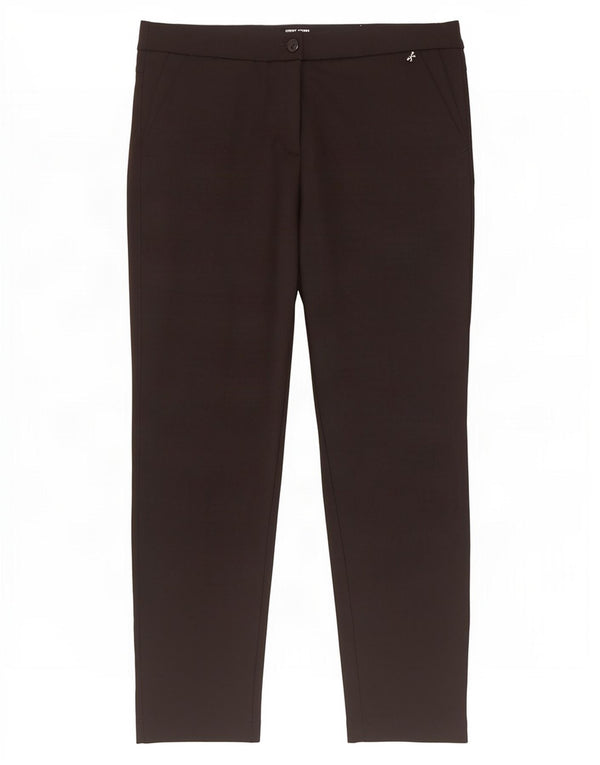 Gerry Weber Pantalones chinos ajustados para mujer UK 16 Large W34 L29 Algodón negro
