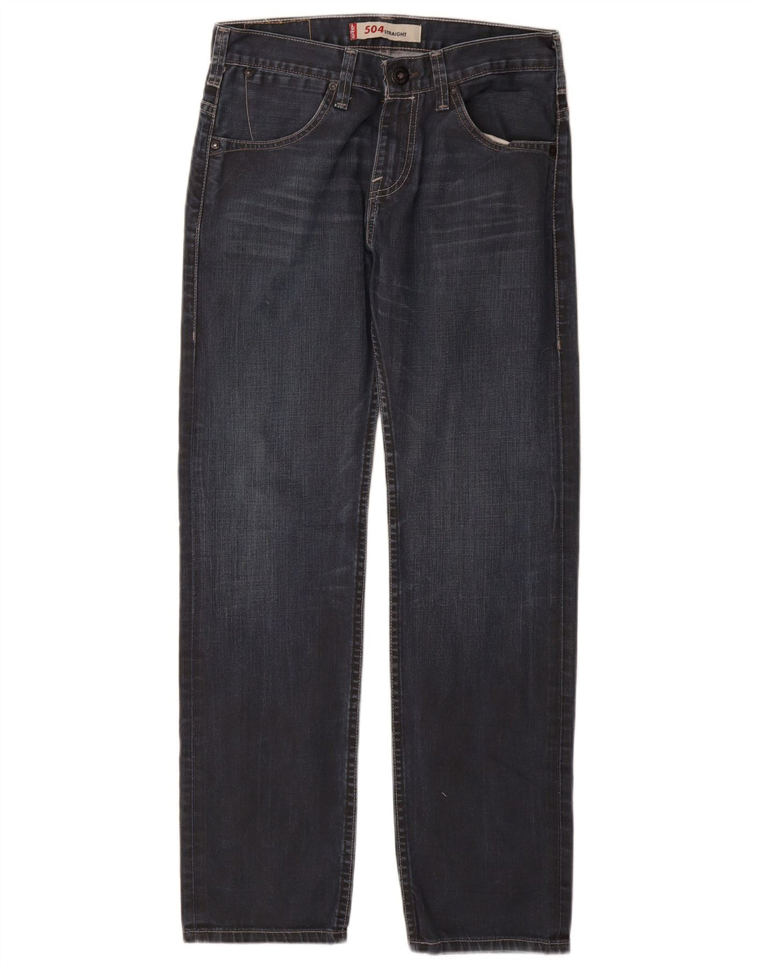Levi's Hombre 504 Vaqueros Rectos W30 L30 Algodón Azul Marino