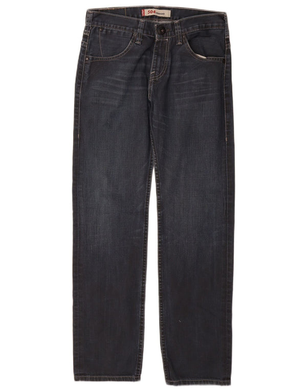 Levi's Hombre 504 Vaqueros Rectos W30 L30 Algodón Azul Marino